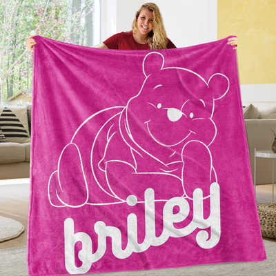 Custom NAME Cozy Plush Fleece Blankets - BUY 2 SAVE 10%