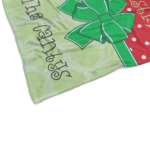 Personalized Merry Christmas  Blanket