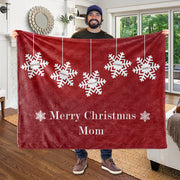 Custom CHRISTMAS BLANKET with Nickname & Kids Names