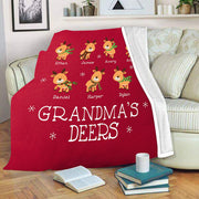 New Custom Little Deers Blanket, Merry Christmas!