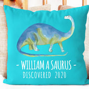 Personalized Dinosaur Name Pillowcase, Custom Dinosaur Kids Bedroom Decor III