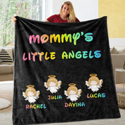 Custom CHRISTMAS BLANKET with Nickname & Kids Names