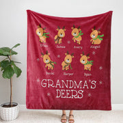 New Custom Little Deers Blanket, Merry Christmas!