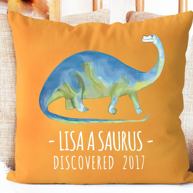 Personalized Dinosaur Name Pillowcase, Custom Dinosaur Kids Bedroom Decor III