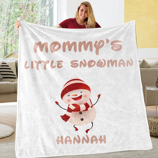 Custom CHRISTMAS BLANKET with Nickname & Kids Names