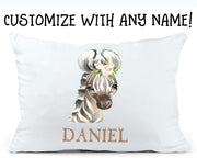 Custom Name Animal Children's Pillowcase IV