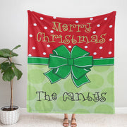 Personalized Merry Christmas  Blanket