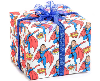 Personalized wrapping paper for Christmas and the holidays